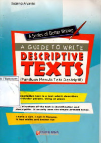 Image of A Guide To Write Descriptive Texts (Panduan Menulis Teks Deskriptif)