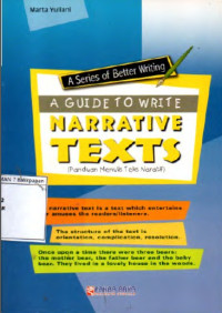 Image of A Guide To Write Narrative Texts