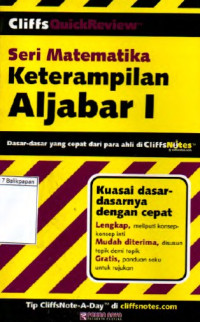 Image of Seri Matematika Keterampilan Aljabar I
