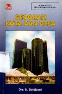 Image of Geografi Kota dan Desa