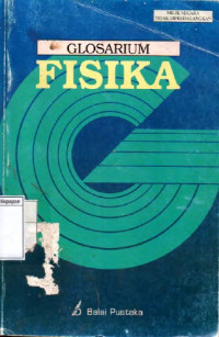 Image of GLOSARIUM FISIKA