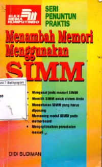 Image of Menambah Memori Menggunakan SIMM